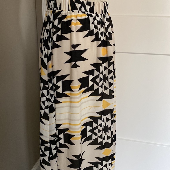 Gibson Latimer Modest Aztec Print Size S Skirt Southwest Boho - Picture 2 of 5